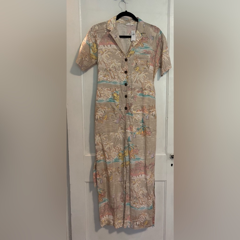 GAP Multicolor Tropical Print Hawaiian Unique Jumpsuit